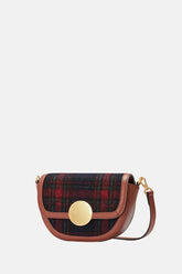Oryany - Lottie Check Crossbody Small Handbags - Toffee Tan